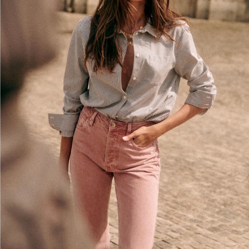 Sézane Brut Sexy Jeans - Pink / Rosewood